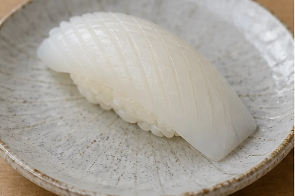 Squid (ika) · Nigiri