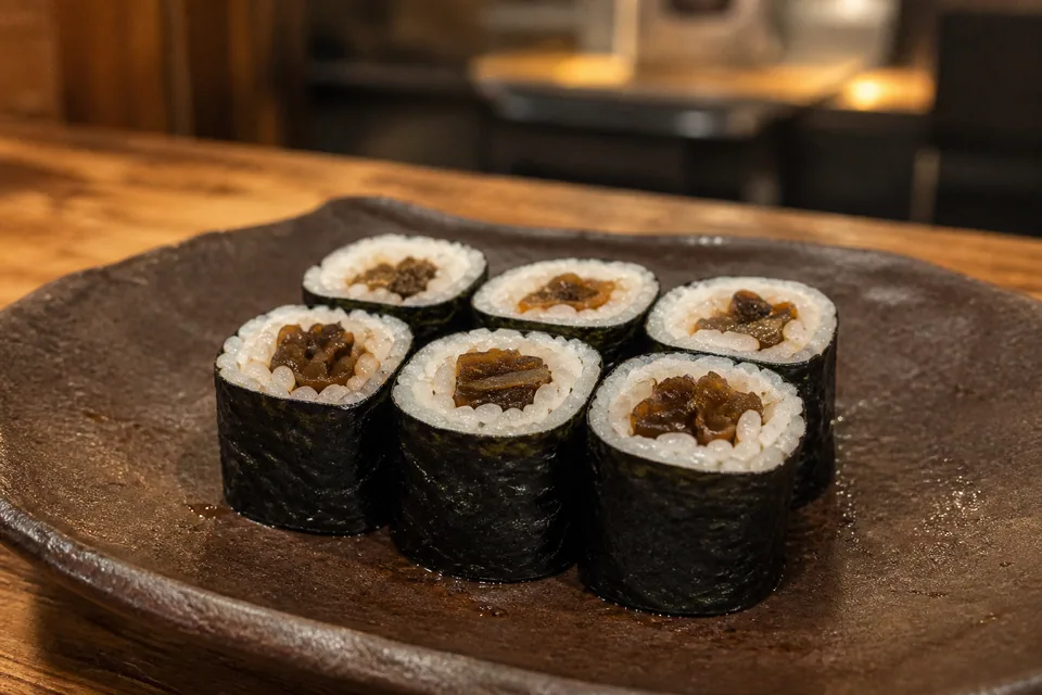 Kanpyo gourd roll · Hosomaki · thin roll