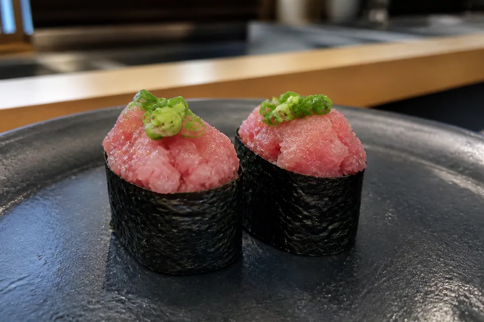 Negitoro gunkan · Gunkan-maki