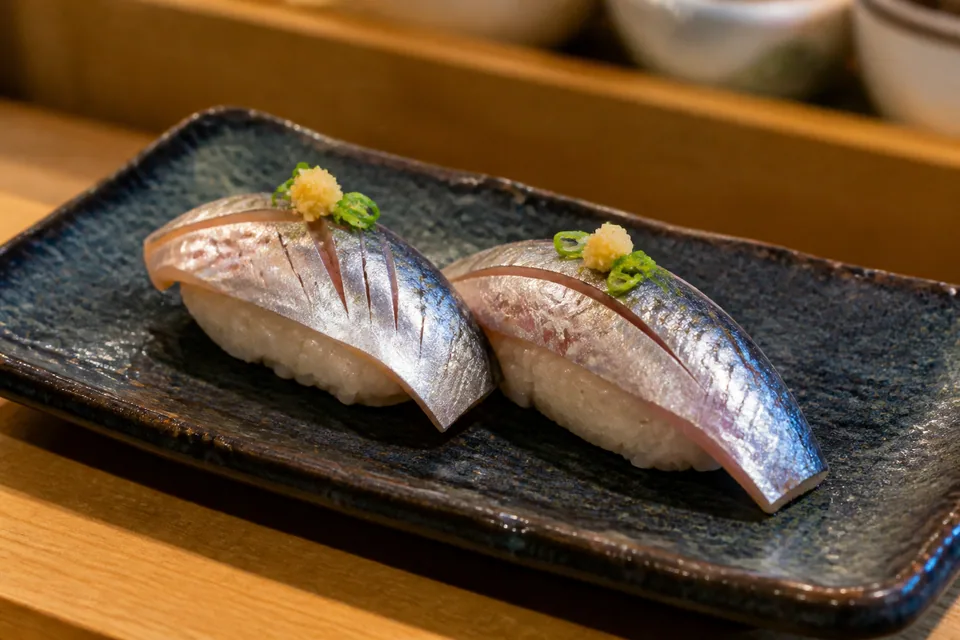 Pacific saury (sanma) · Nigiri