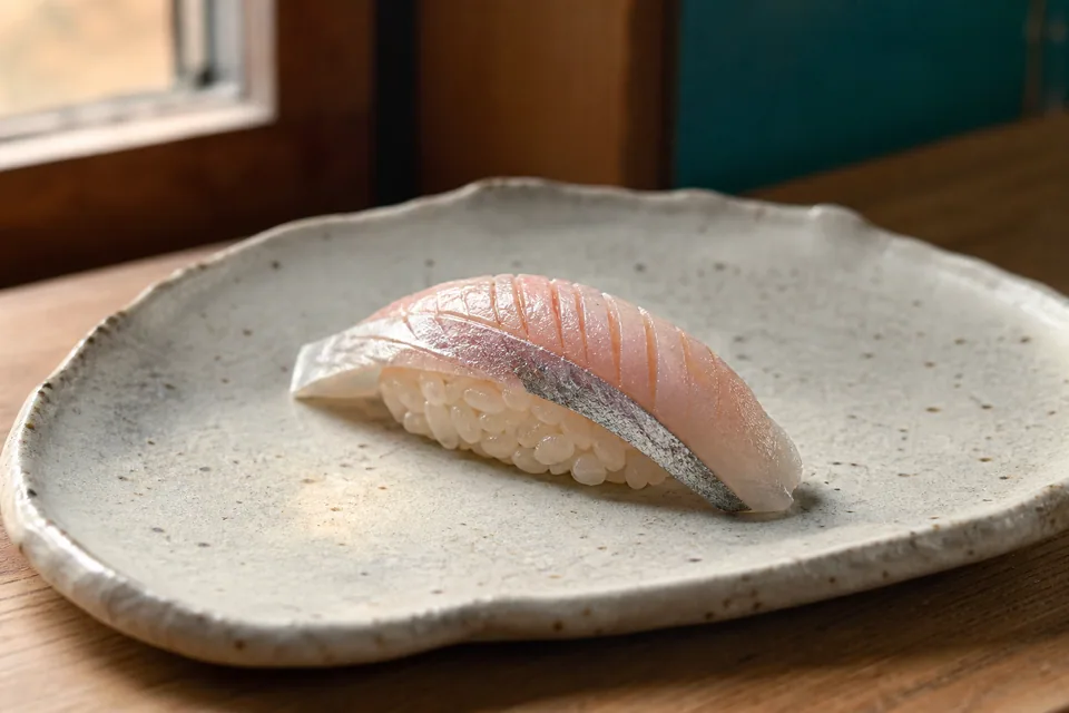 Striped jack (shima-aji) · Nigiri