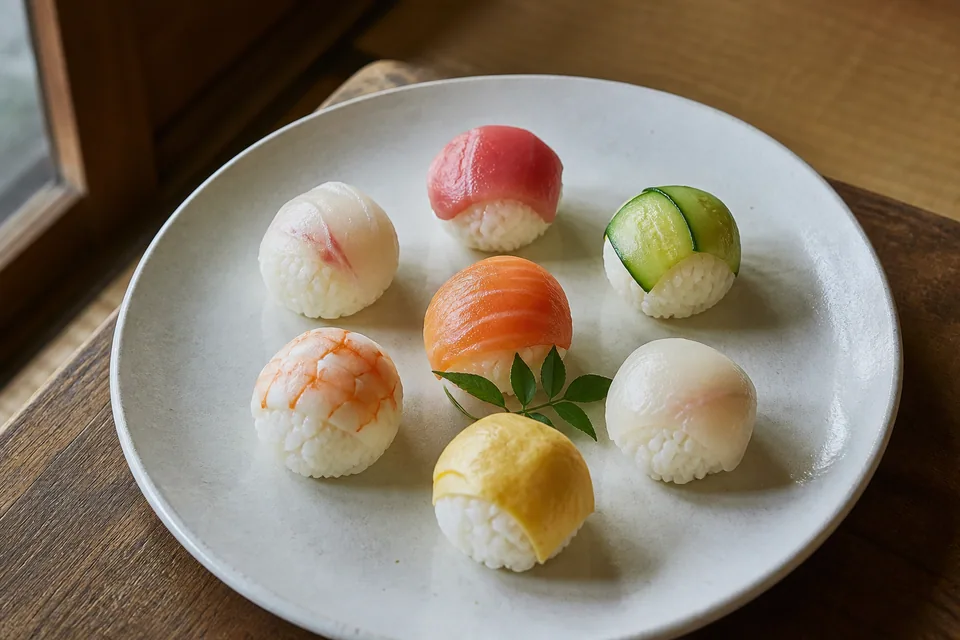 Temari-zushi · Temari-zushi · ball sushi